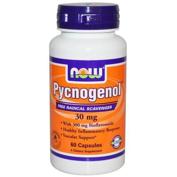 Пікногенол NOW Foods Pycnogenol 30 мг 60 Caps