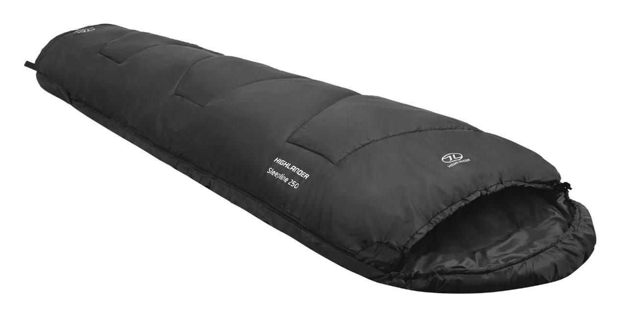 Спальный мешок Highlander Sleepline 250 Mummy Left Charcoal (SB035-CH)