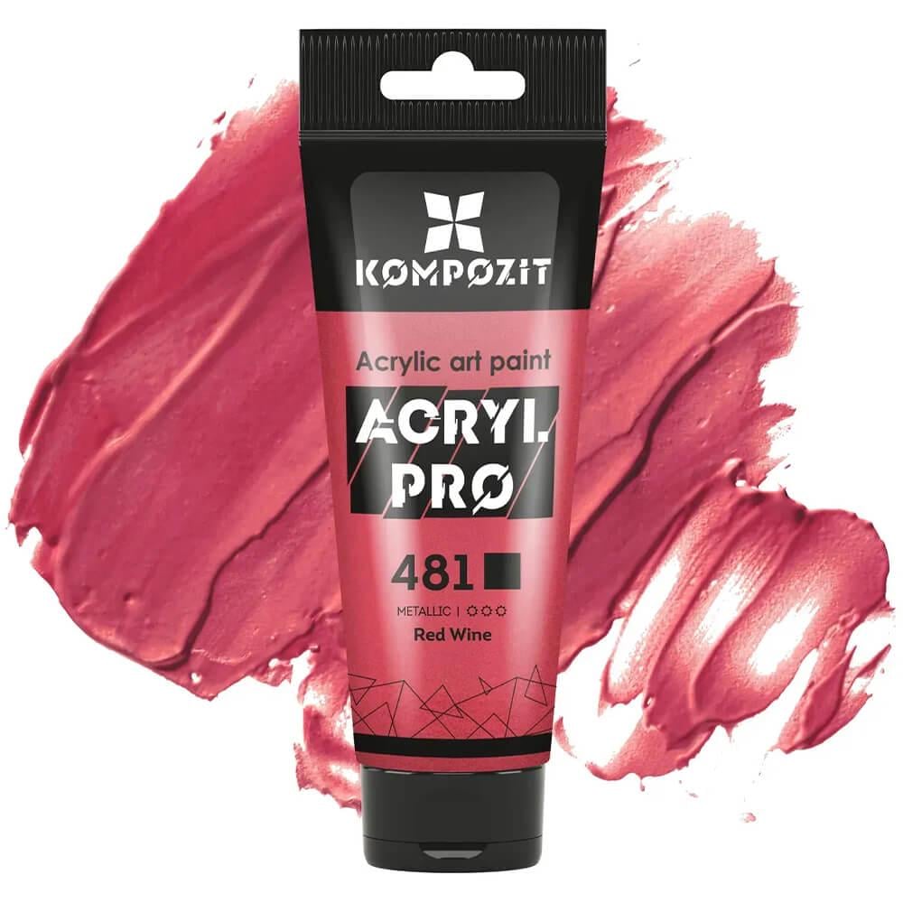 Акриловая краска ART Kompozit 481 75 мл Красное вино (59481) - фото 1 Акриловая краска ART Kompozit 481 75 мл Красное вино (59481) - фото 1