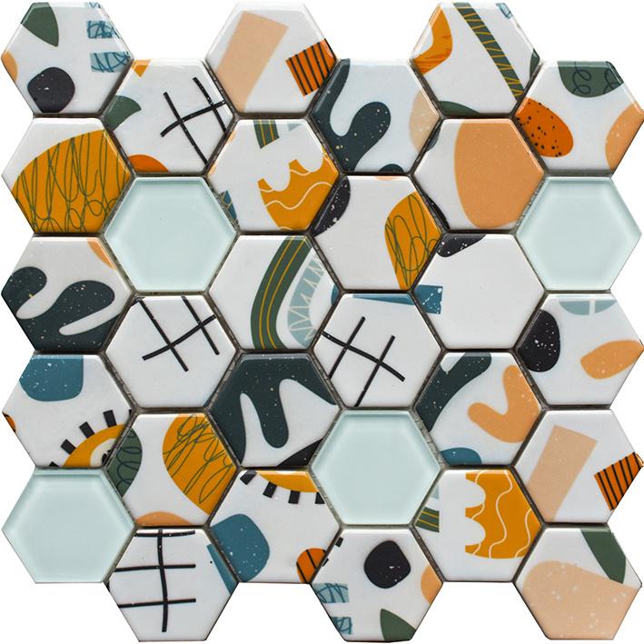 Керамическая мозаика Kotto Ceramica HEXAGON H 69002 С2 295х295х9 мм