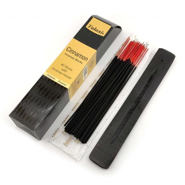 Аромапалочки Tulasi Корица пыльцевые с деревянной подставкой (34552-MZ)