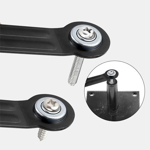 Маятниковий механізм для дитячих ліжечок 161 мм алюміній 2 шт. Black (927179) - фото 3