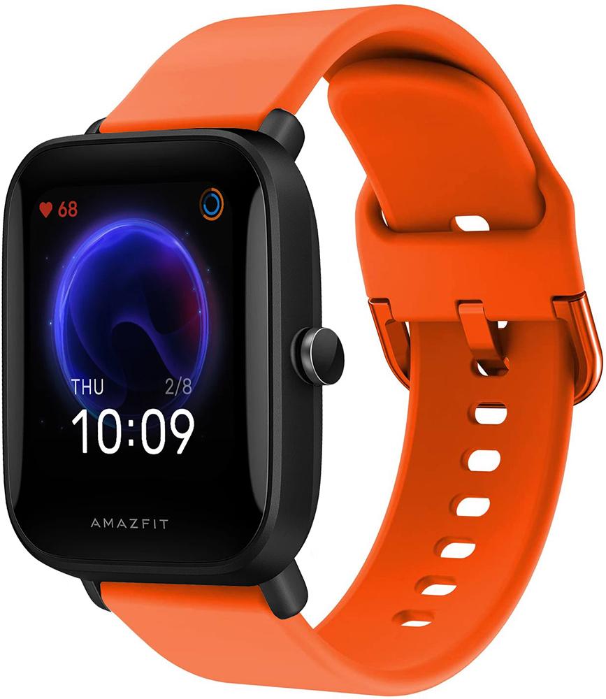 Ремешок Style для Amazfit Bip U Orange (18369) - фото 1 Ремешок Style для Amazfit Bip U Orange (18369) - фото 1