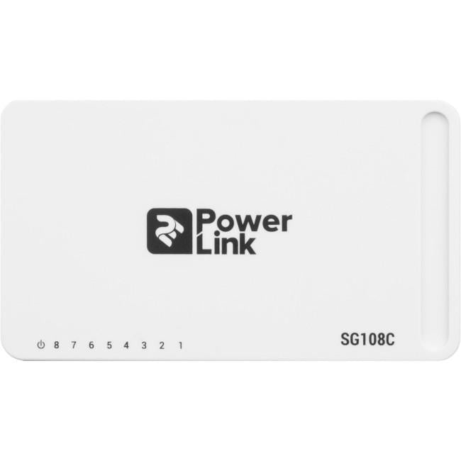 Комутатор 2E PowerLink SG108C 8хGigabit Ethernet 2E-SG108C (600123) - фото 4