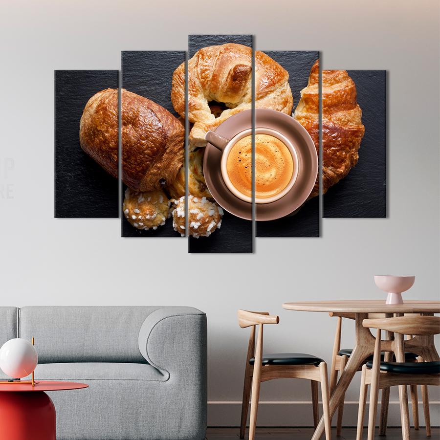 Настенний декор Сдобная выпечка с кофе 137x85 см (A287-5)