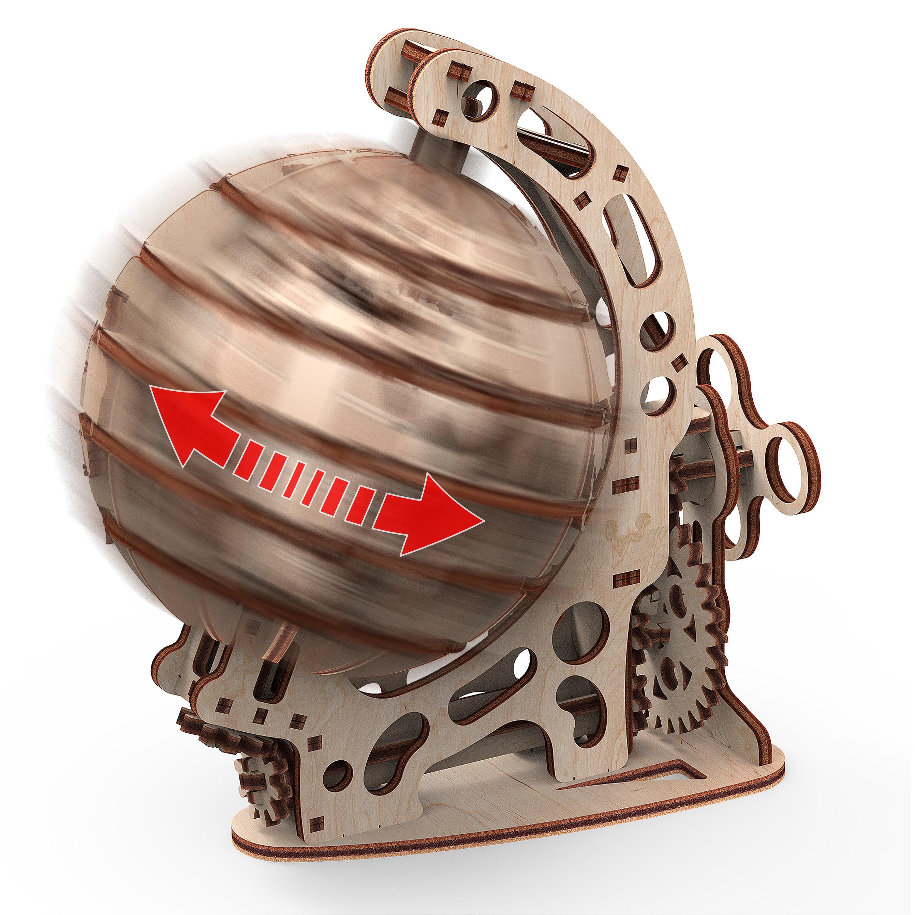 Конструктор дерев'яний Mr Playwood Об'ємний глобус (10203) - фото 4 Конструктор дерев'яний Mr Playwood Об'ємний глобус (10203) - фото 4