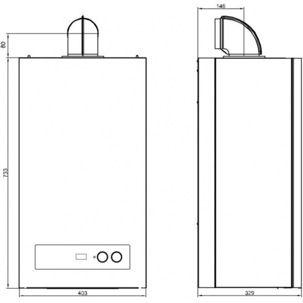 Газовый котел Airfel Котел газовый Airfel DigiFEL DUO 18 кВт (AIRFELDIGIFELDUO182018) - фото 5