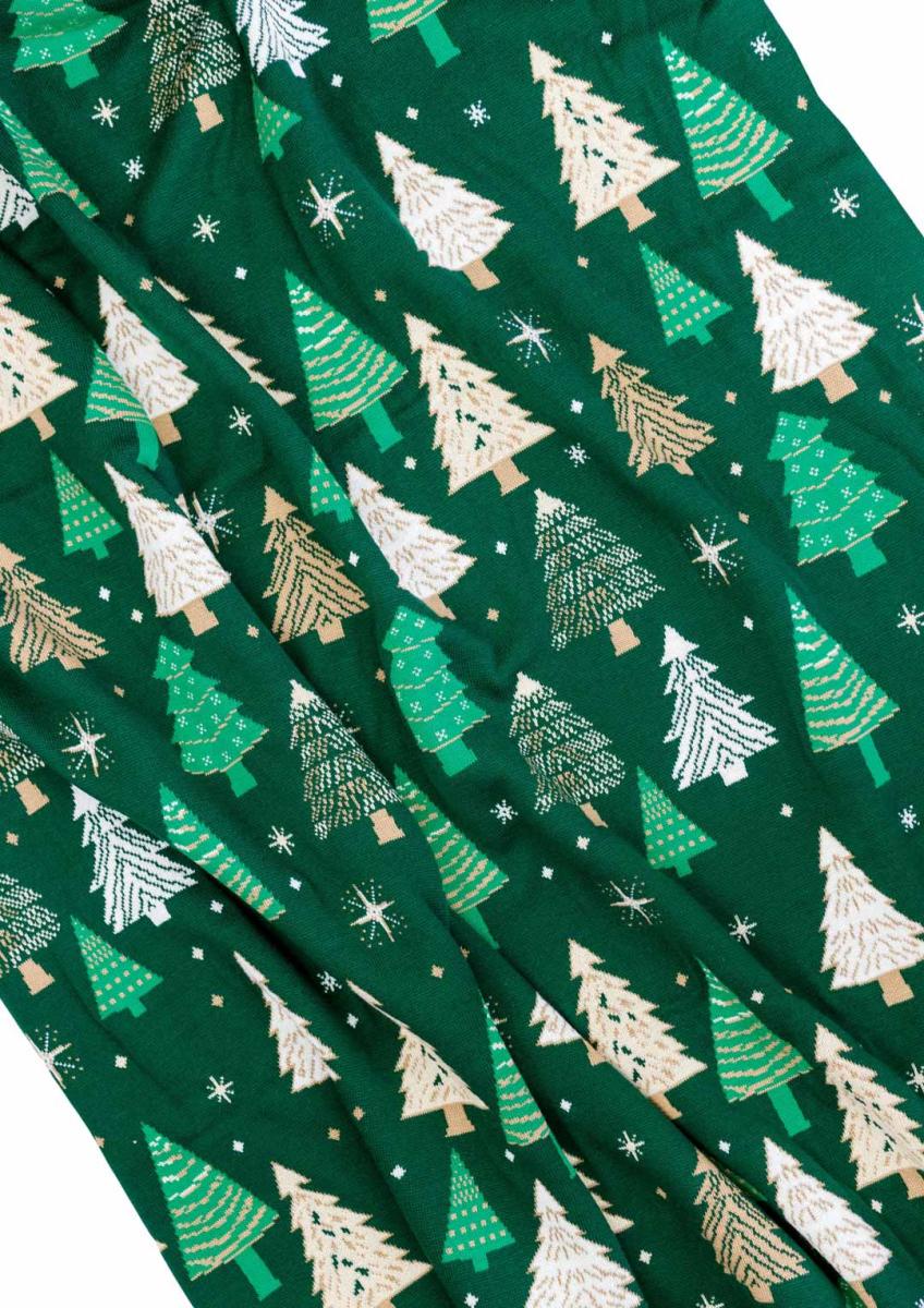 Плед вязаный Елочка 130х170 см Зеленый (037503) - фото 5 Плед вязаный Елочка 130х170 см Зеленый (037503) - фото 5