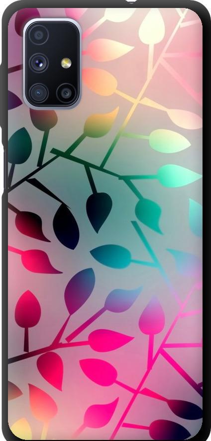 Чехол на Samsung Galaxy M51 M515F Листья (2235b-1944-42517)