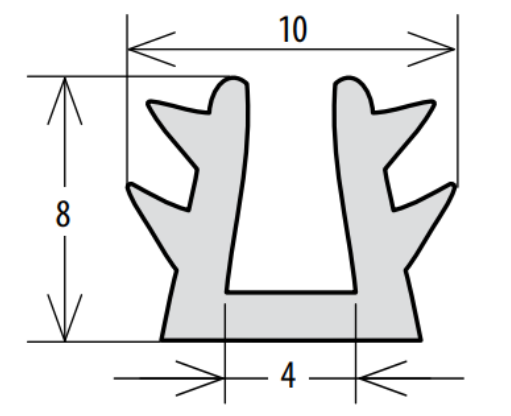 Уплотнитель силиконовый Прозрачный (15030888) - фото 3 Уплотнитель силиконовый Прозрачный (15030888) - фото 3