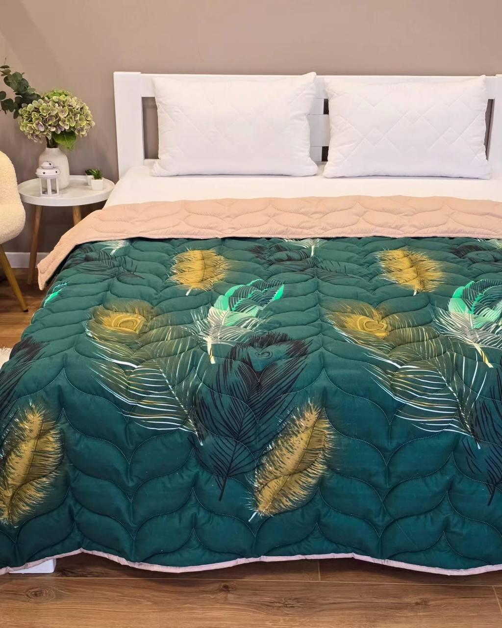 Одеяло летнее микрофибра 175х210 см Зеленый (Д-al-lito-satkovdra25-005-02) - фото 1 Одеяло летнее микрофибра 175х210 см Зеленый (Д-al-lito-satkovdra25-005-02) - фото 1