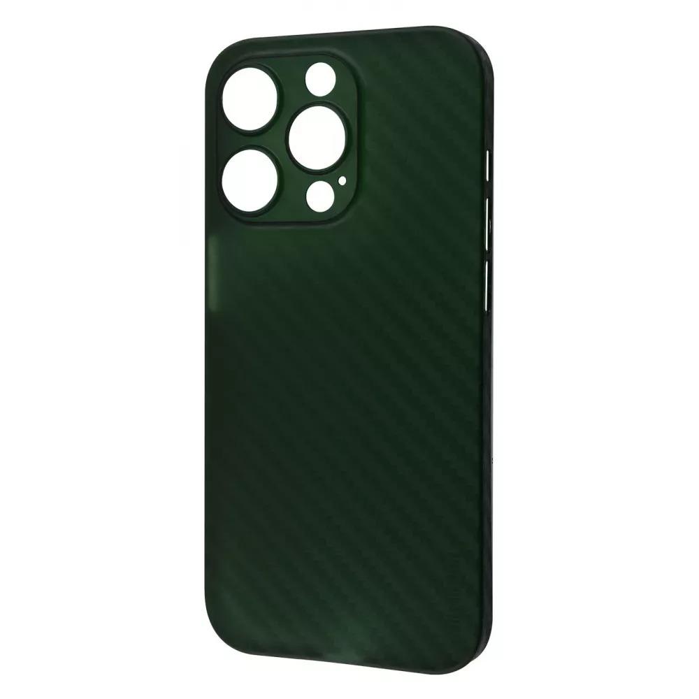 Чехол для телефона PRC Memumi Slim Carbon Series Case iPhone 14 Plus/15 Plus Green Чехол для телефона PRC Memumi Slim Carbon Series Case iPhone 14 Plus/15 Plus Green