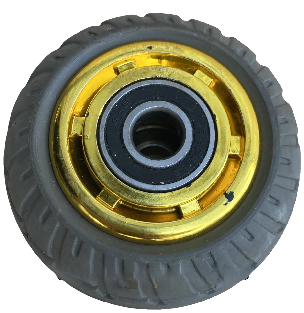 Колесо из эластичной резины на подшипнике 100 мм Серый (2332169077)