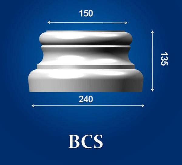 База колони Simja BСS полістирол d 150 мм d 240х135 мм - фото 5