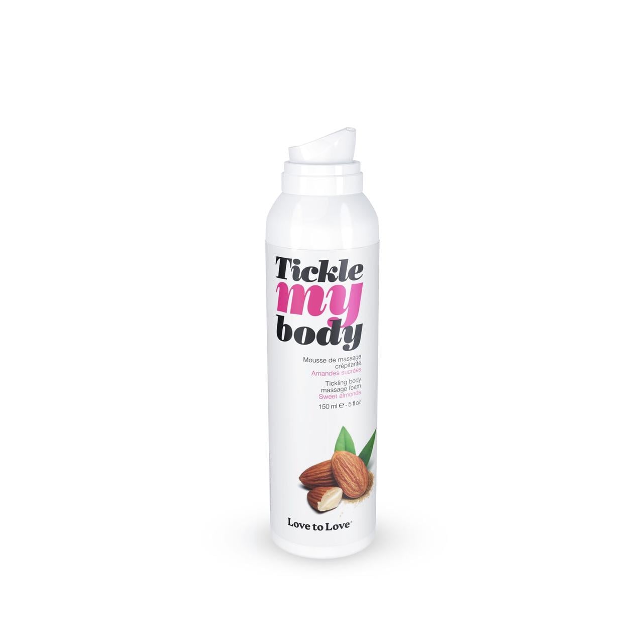 Пена массажная увлажняющая Love To Love TICKLE MY BODY SWEET ALMONDS 150 мл