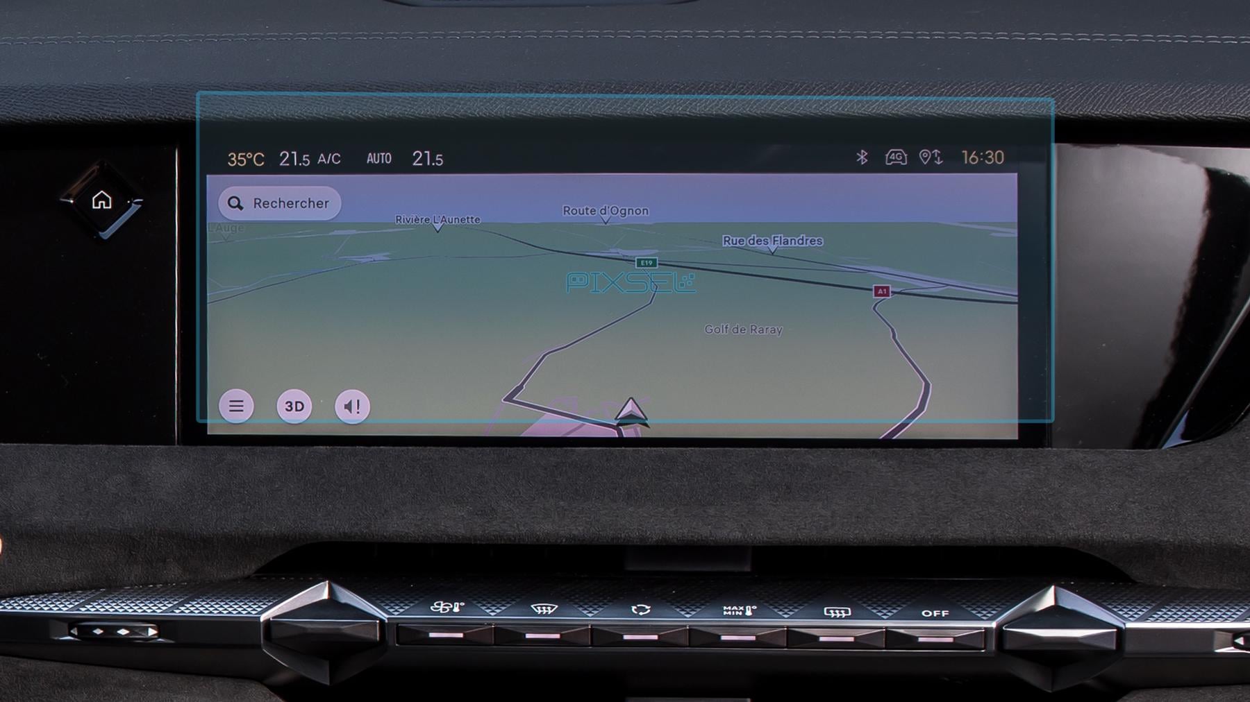 Защитное стекло Pixsel гибридное матовое на монитор DS 4 10,9« 2021