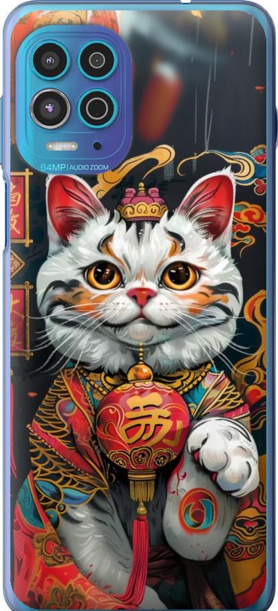Чехол на Motorola Edge S China Cat v2 (6135u-2860-42517)