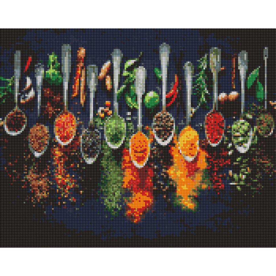 Алмазна мозаїка Ideyka Прянощі світу AMO7936 40х50 см (RLT40464)