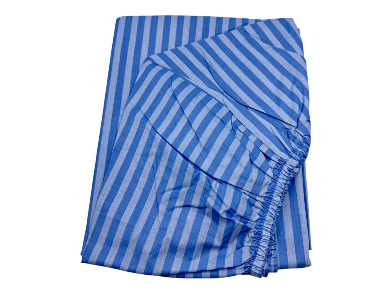 Простирадло на резинці Sea Blue бязь 160х200 см (G-sbl1304/WP/x160) Простирадло на резинці Sea Blue бязь 160х200 см (G-sbl1304/WP/x160)