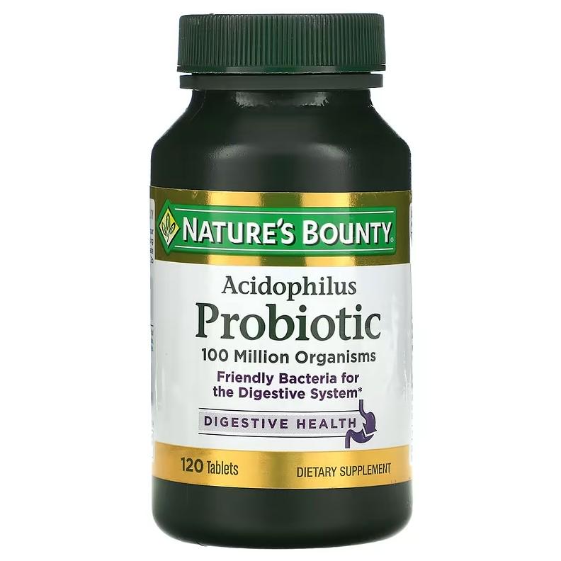 Пробиотик Nature's Bounty Acidophilus Probiotic 120 таблеток