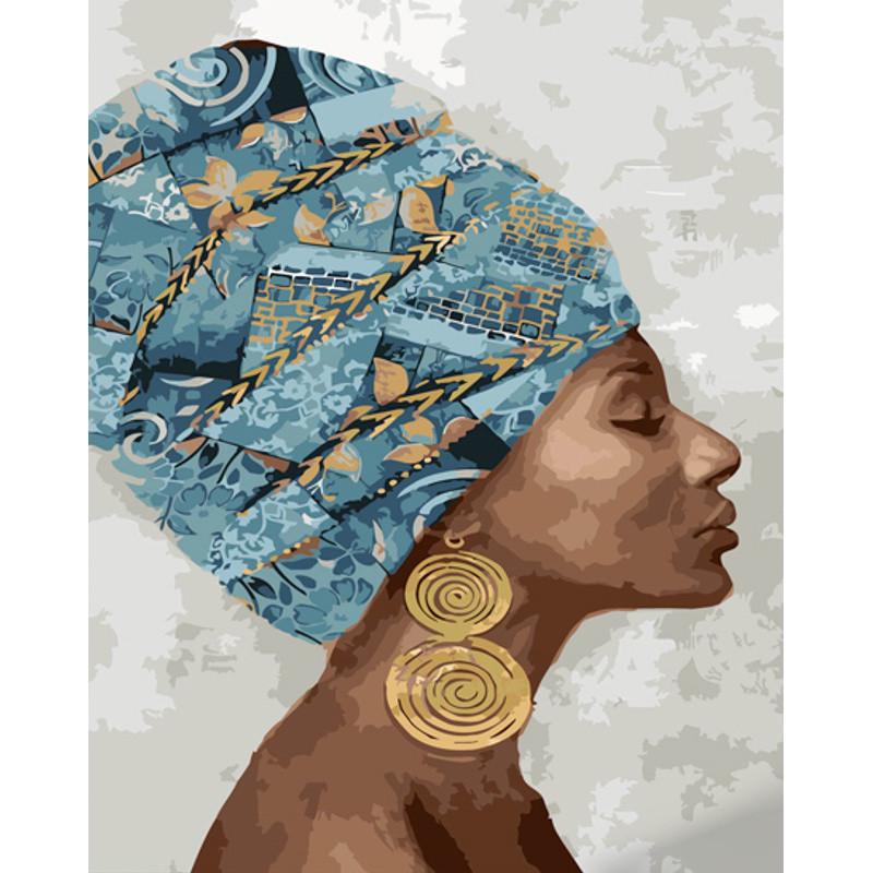 Картина по номерам Strateg Премиум Восточная красота с лаком и 40х50 см (GS1426)