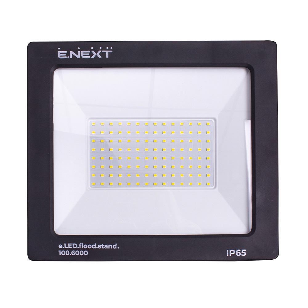 Прожектор LED E.NEXT e.LED.flood.stand.100.6000 100W 220V 8000lm 6000K IP65 249x30x219 мм (l0790005) - фото 2 Прожектор LED E.NEXT e.LED.flood.stand.100.6000 100W 220V 8000lm 6000K IP65 249x30x219 мм (l0790005) - фото 2