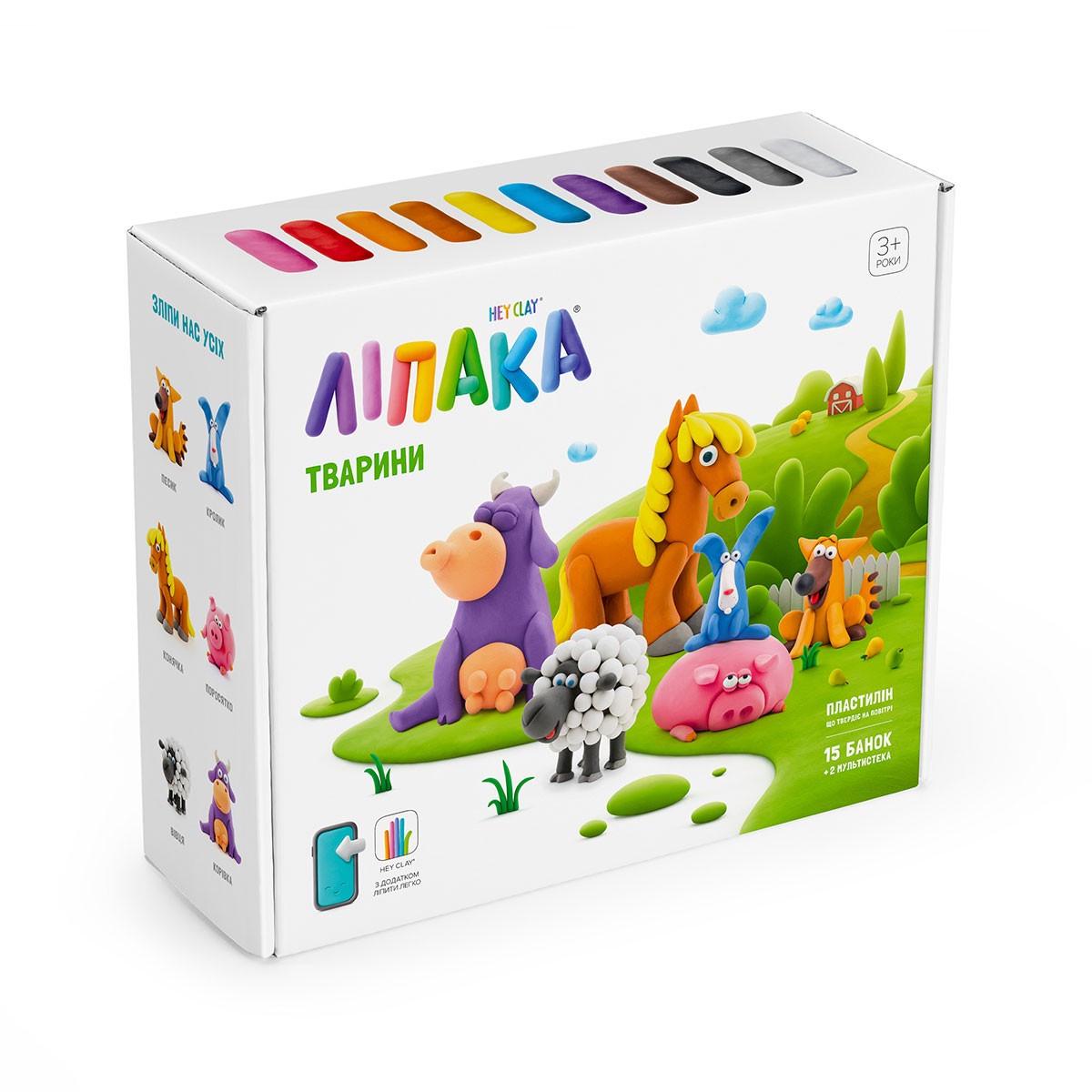 Пластилін Lipaka Свійські тварини самостійно твердіє (24938674) - фото 2 Пластилін Lipaka Свійські тварини самостійно твердіє (24938674) - фото 2