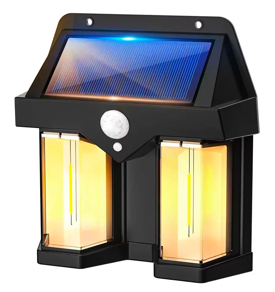 Уличный фонарь Solar Wall Lamp CB-228 с солнечной панелью и датчиком движения (234567685)