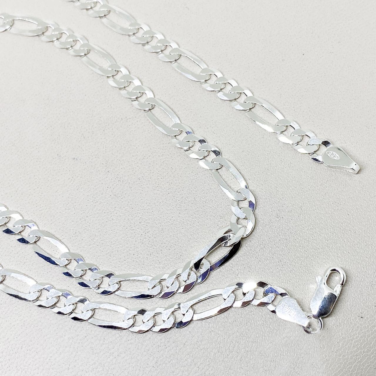 Цепочка серебряная Фигаро 55 см 13,77 г