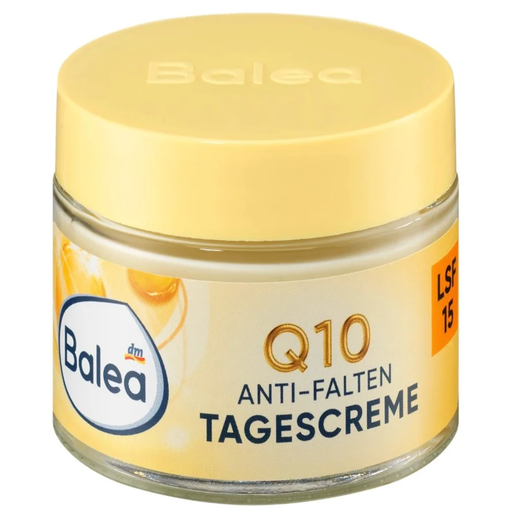 Крем для обличчя денний антивіковий Balea Q10 Anti-Falten Tagescreme з SPF 15 для захисту від сонця 50 мл (EPI-15102025-527)