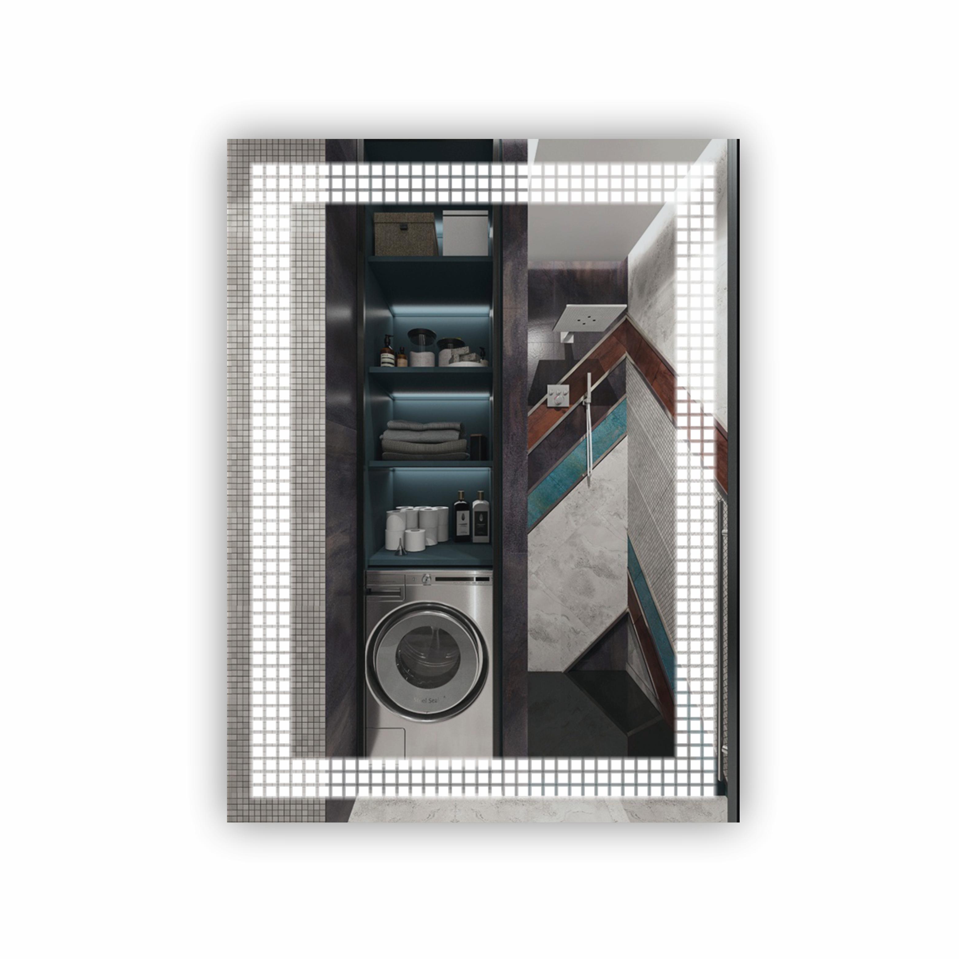 Зеркало с LED подсветкой 600х800 мм (R-068)