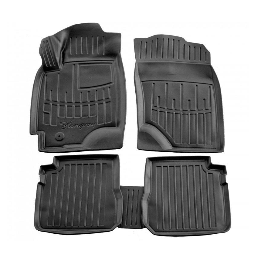 Коврики Stingray 3D Stingray для Mitsubishi Outlander 2001-2006 гг. полиуретан Черный