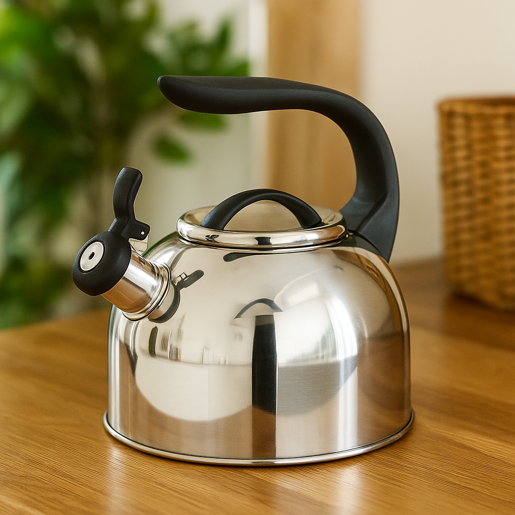 Чайник для плиты PureSteel с свистком одинарное дно нержавеющая сталь 2,5 л (03-MH-5176) - фото 6 Чайник для плиты PureSteel с свистком одинарное дно нержавеющая сталь 2,5 л (03-MH-5176) - фото 6