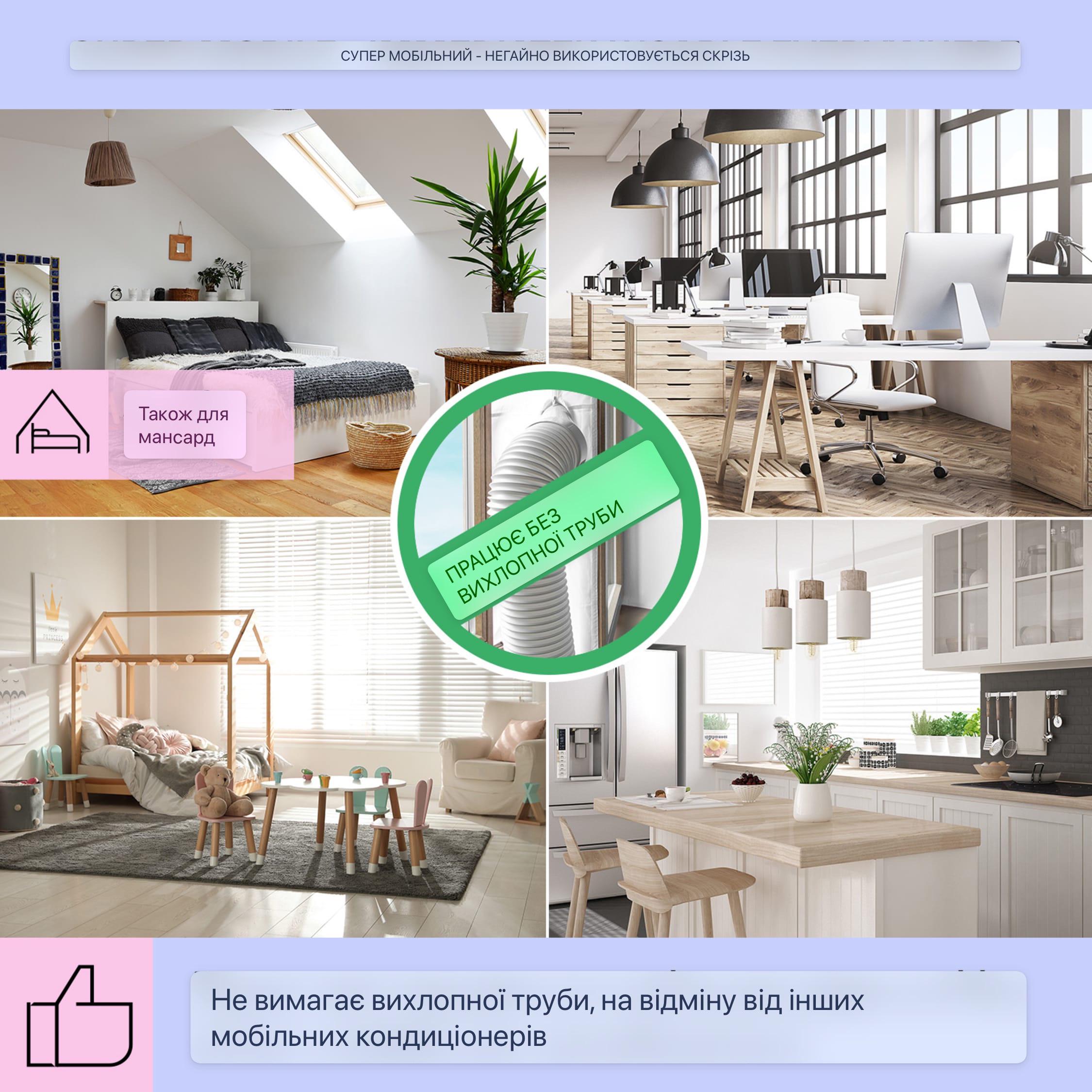 Вентилятор мобильный KLARSTEIN Skyscraper Ice 4в1 210 м³/час (10034651) - фото 4 Вентилятор мобильный KLARSTEIN Skyscraper Ice 4в1 210 м³/час (10034651) - фото 4