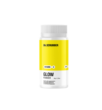 Пудра для очищения лица Mr. Scrubber Glow Vitamin C с витамином С 50 г