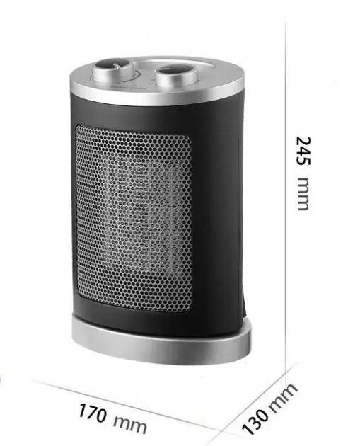 Тепловентилятор керамический напольный Domotec MS‑5905 1500 Вт до 15 м2 (ML-05243) - фото 3 Тепловентилятор керамический напольный Domotec MS‑5905 1500 Вт до 15 м2 (ML-05243) - фото 3