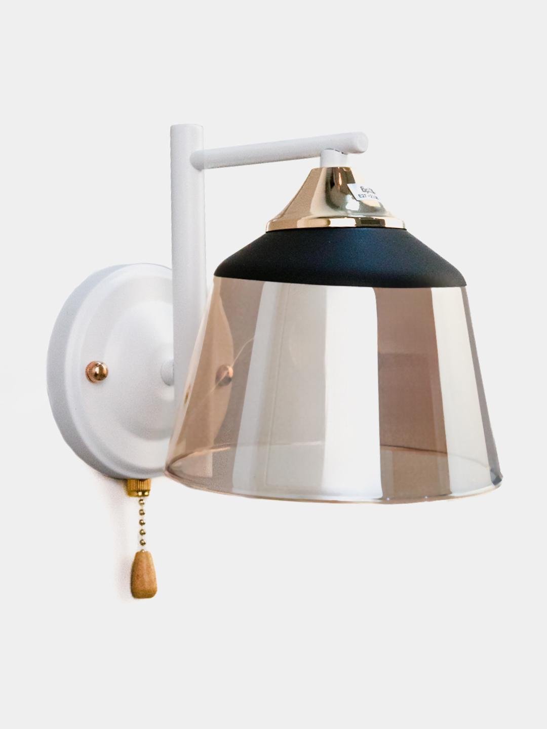 Бра LK-725W/1 E27 WH+FG (29-378)