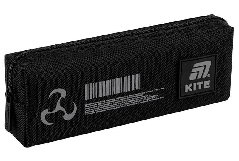 Пенал шкільний KITE K25-642-4 Чорний