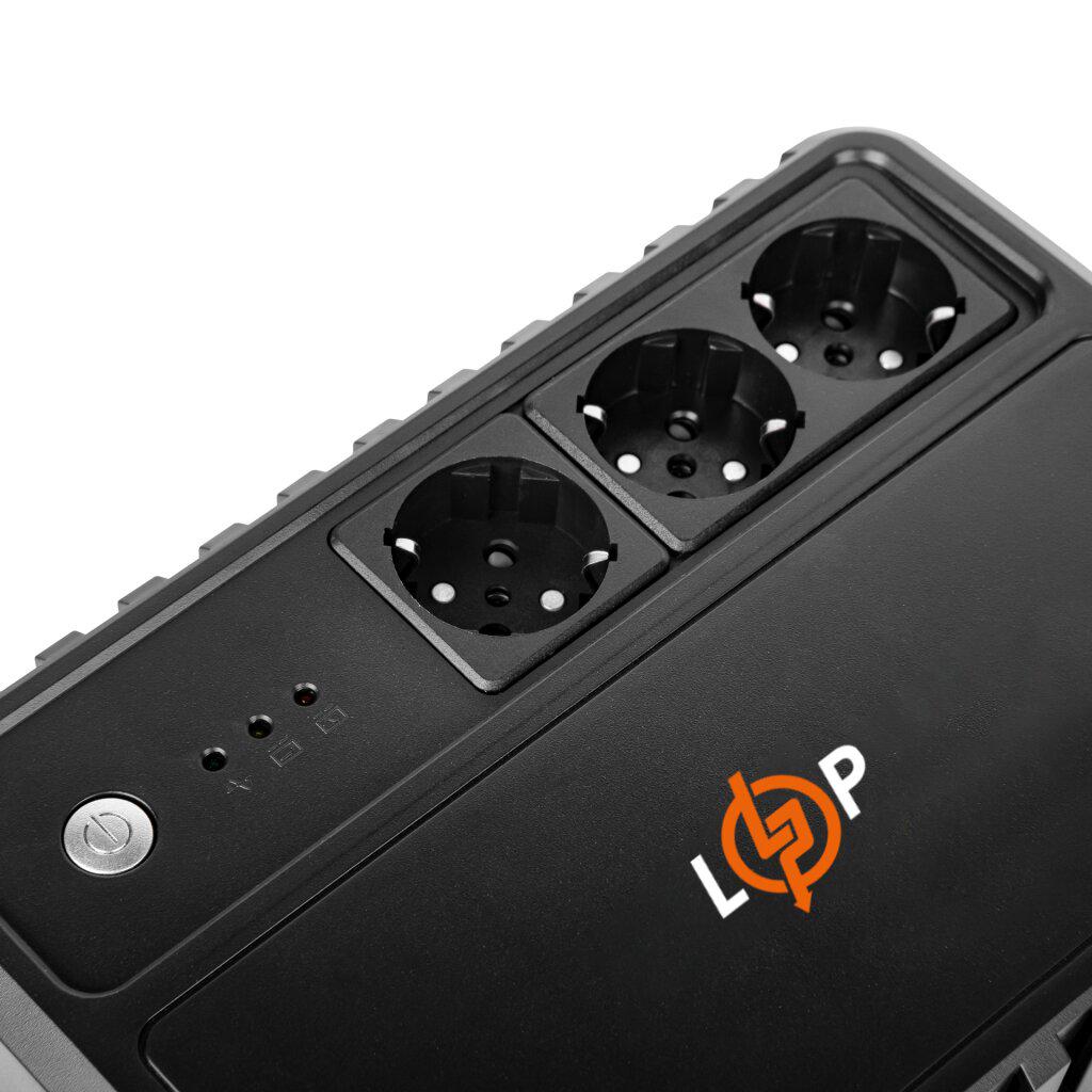 Джерело безперебійного живлення LogicPower LP-600VA-3PS 360 Вт 145-295V пластик LED (25816499) - фото 2 Джерело безперебійного живлення LogicPower LP-600VA-3PS 360 Вт 145-295V пластик LED (25816499) - фото 2