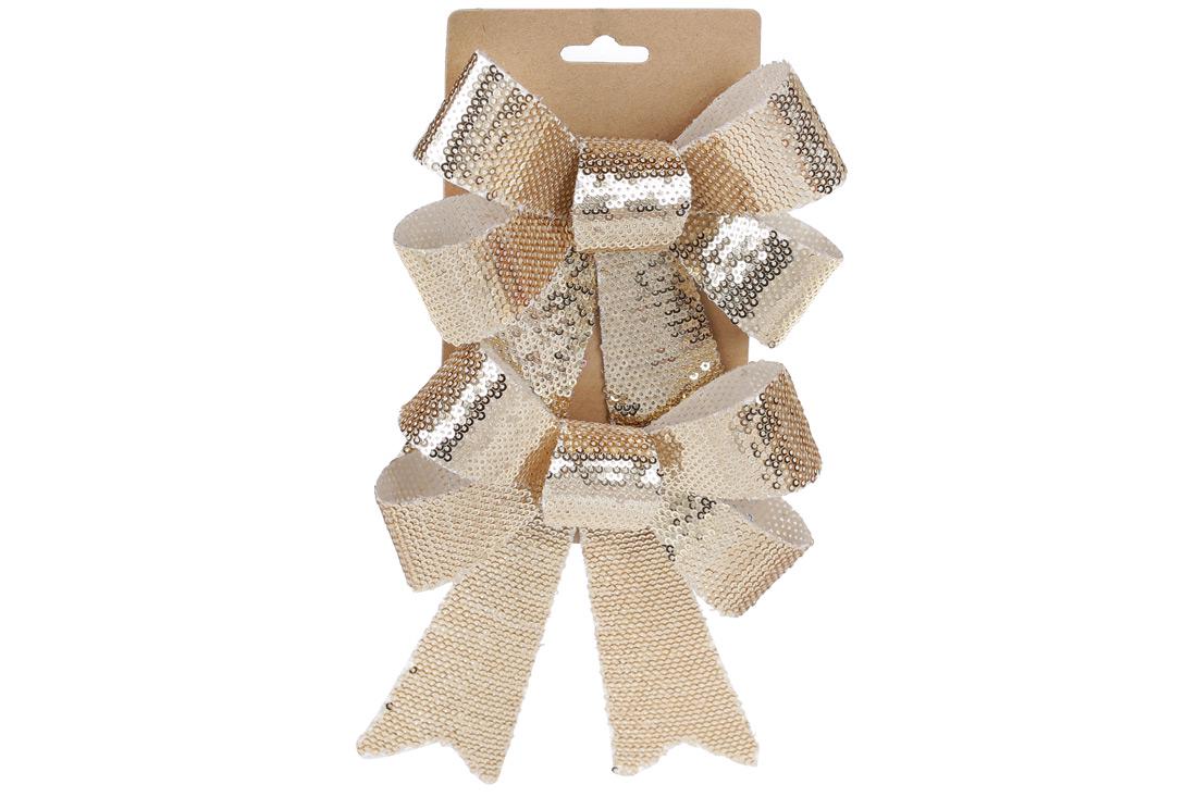 Новогодний подвеска BonaDi Бант 2 шт. (821-114)