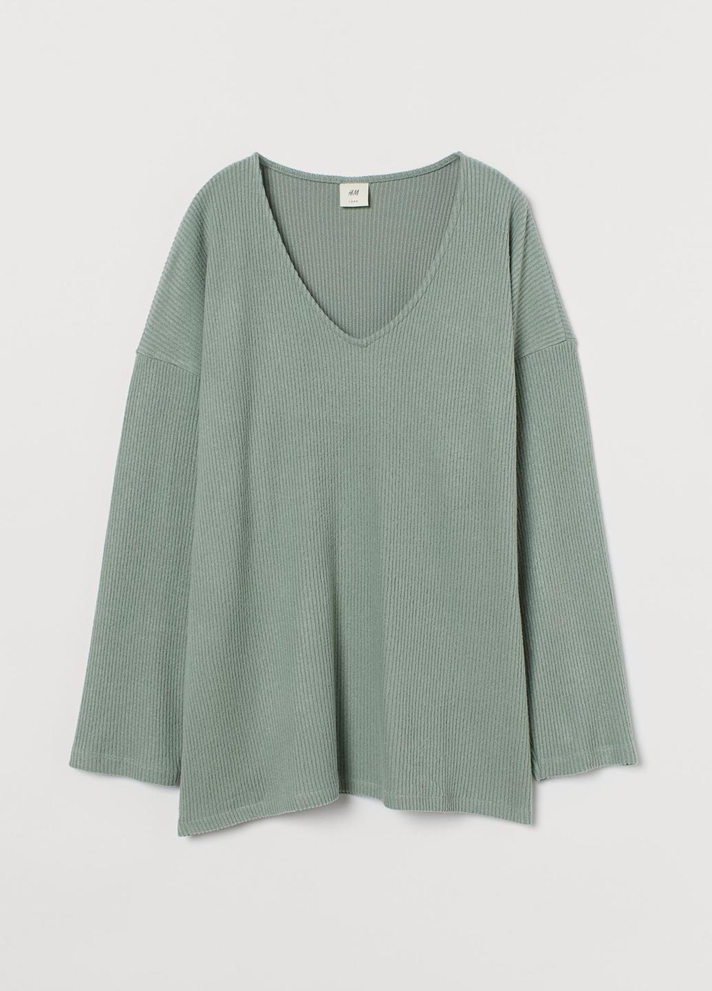 Джемпер H&M M Зеленый (951375b50)