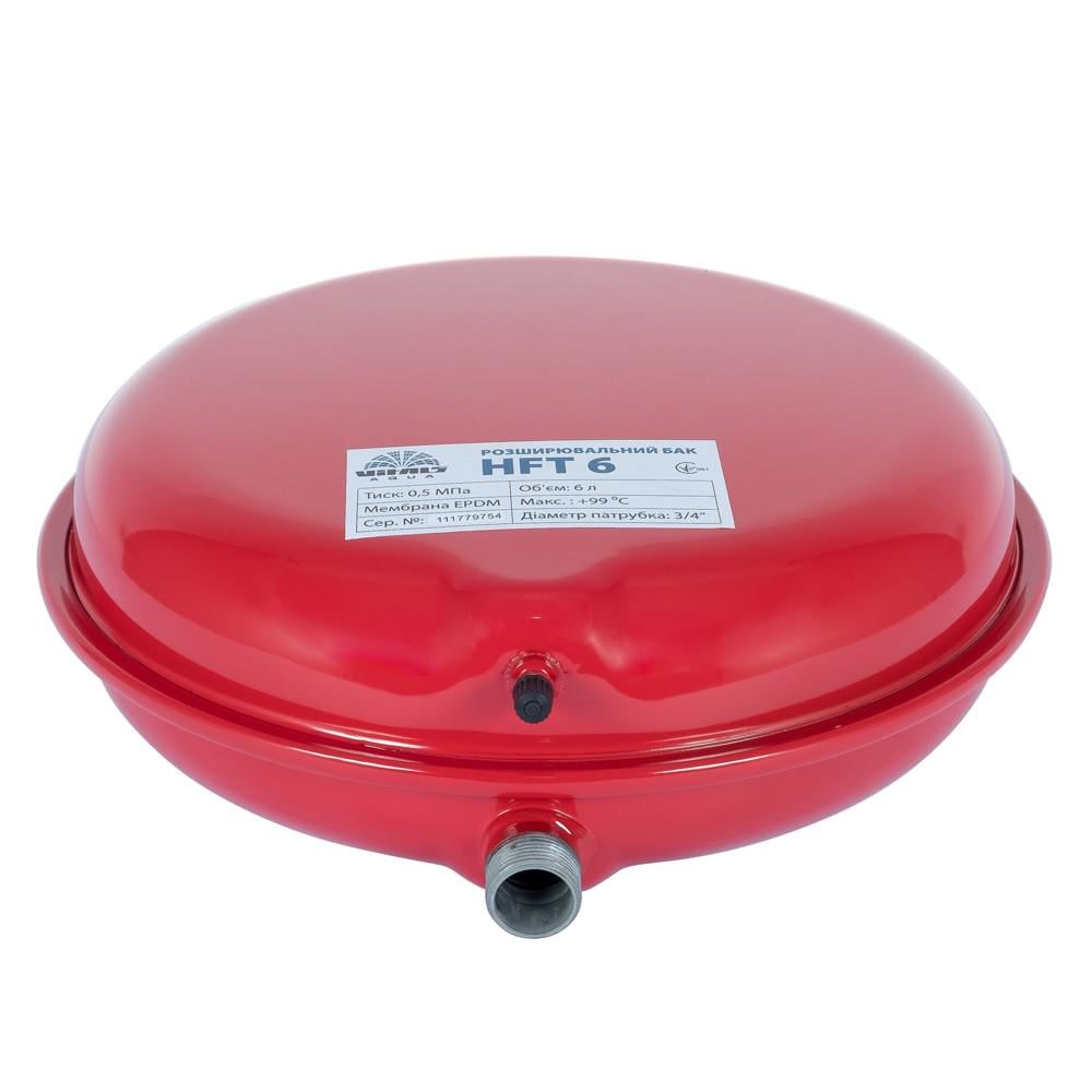 Розширювальний бак Vitals aqua HFT 6 л (AMT-57947T) - фото 3 Розширювальний бак Vitals aqua HFT 6 л (AMT-57947T) - фото 3