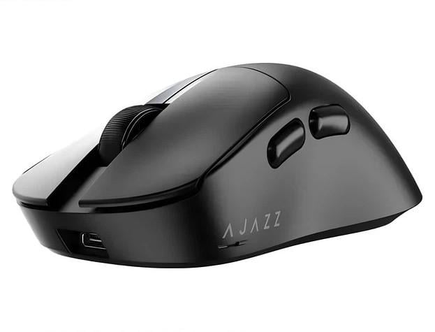 Мышка беспроводная игровая Ajazz AJ179 V2 MAX радио 2,4Ghz/ Bluetooth/проводная 3в1 Черный