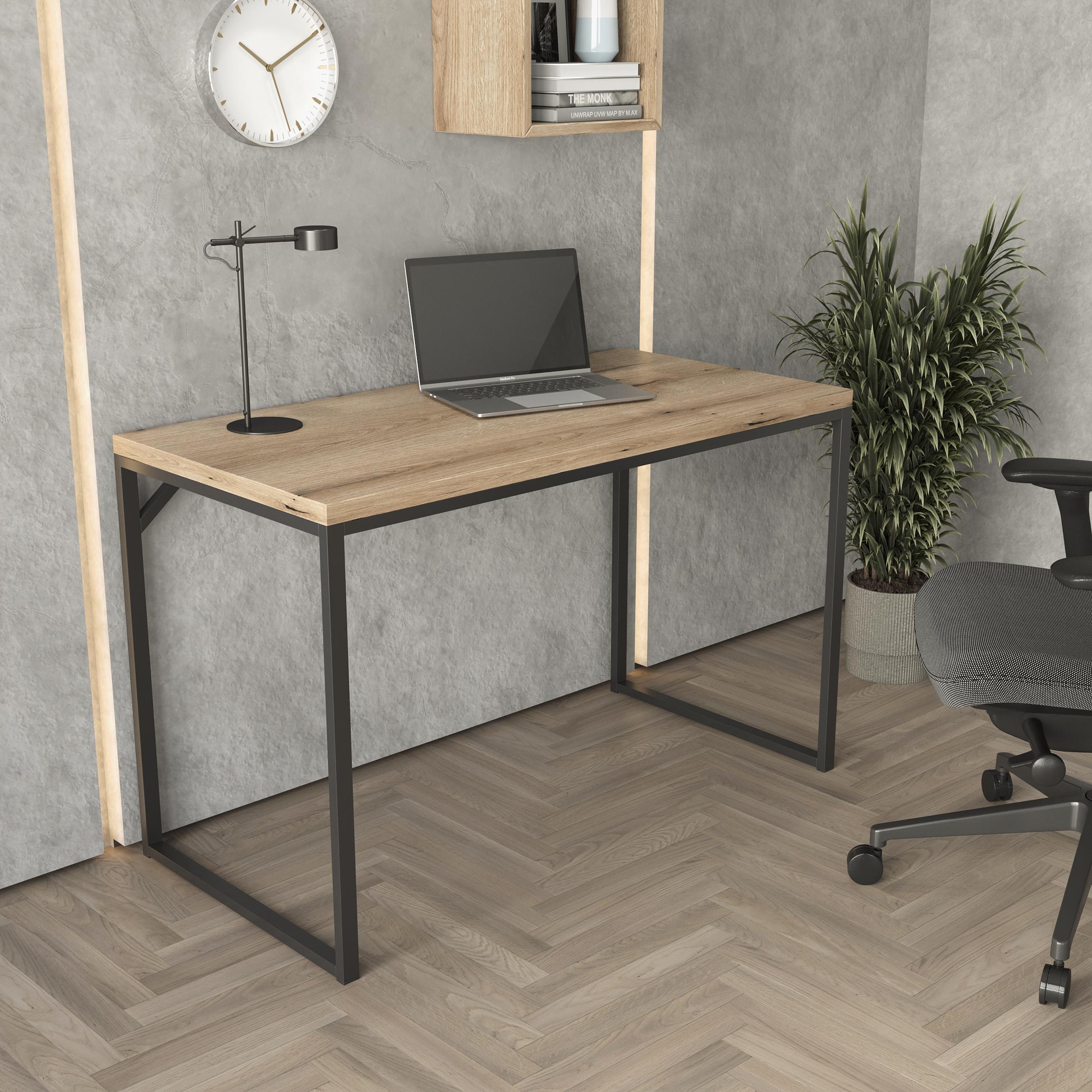 Стіл письмовий лофт Серія 01 1400х700х32 мм Дуб Евок прибережний (23492383) - фото 1 Стіл письмовий лофт Серія 01 1400х700х32 мм Дуб Евок прибережний (23492383) - фото 1