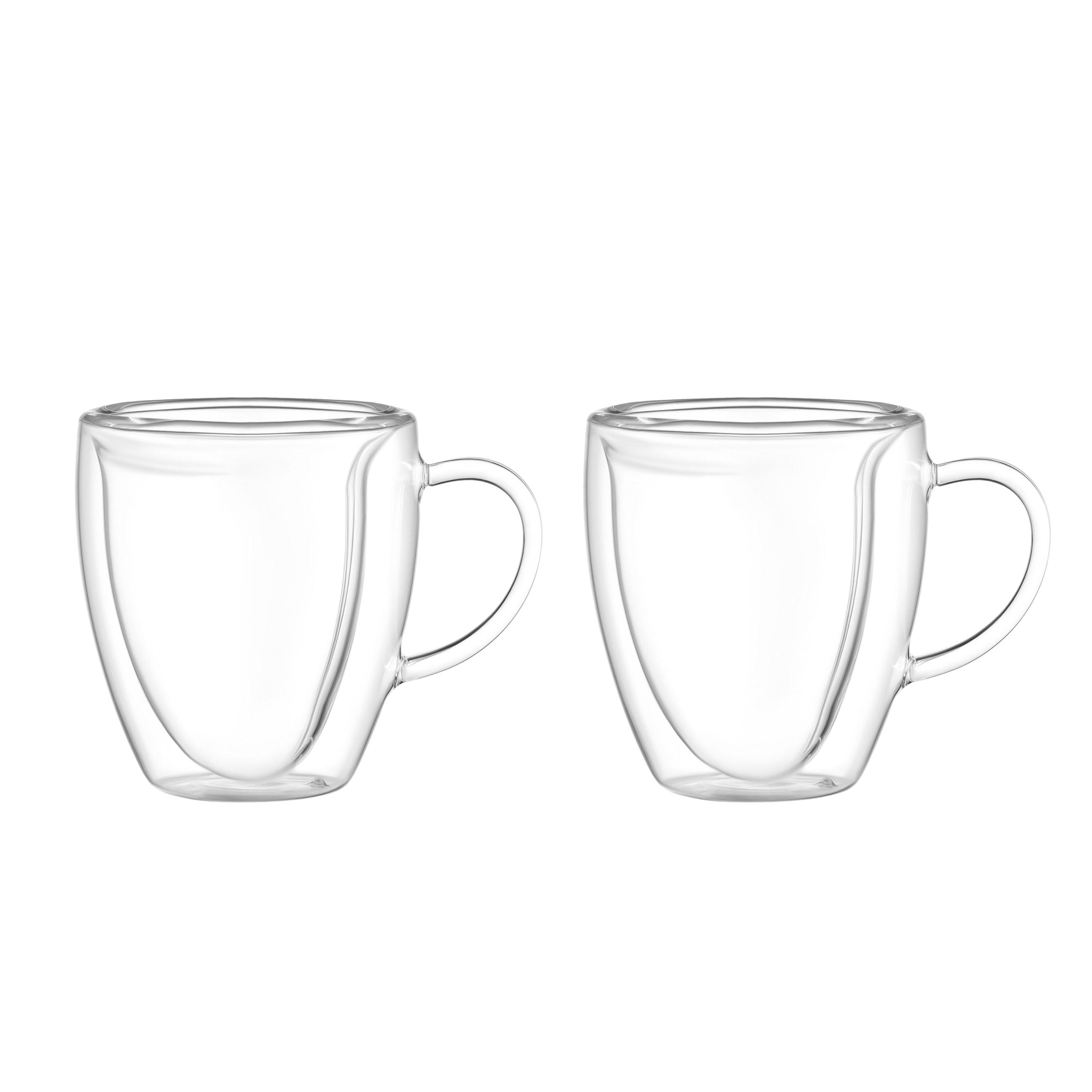 Набор чашек с двойными стенками Ardesto AR2633BHL 330 мл 2 шт. Прозрачный (301bf3fb)