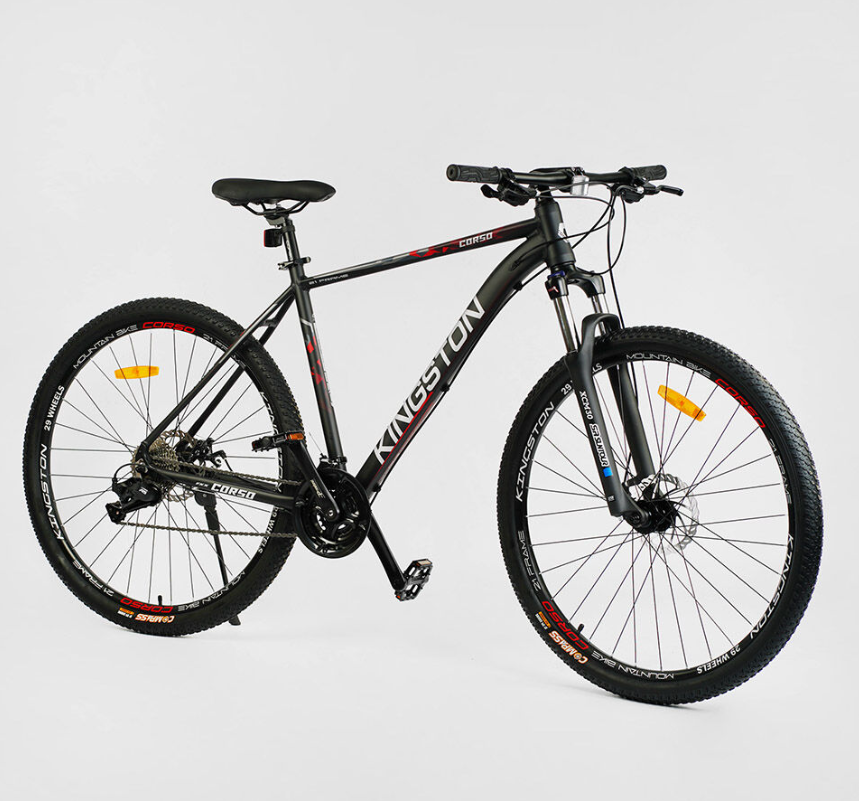Велосипед спортивний Corso Kingston KN-29125 29" рама алюмінієва 21" (127947)