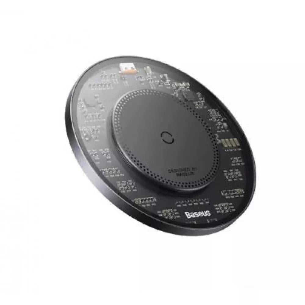 Зарядний пристрій Baseus CCJJ05 Simple Series 2 магнітний бездротовий 15 Вт Чорний (CCJJ05)