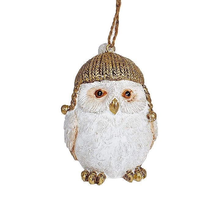 Декоративная фигурка на подвесе BonaDi Совушка-2 10 см (218-270)