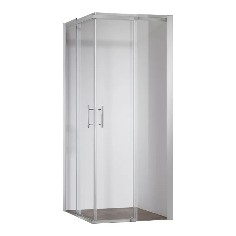 Душевая кабина без поддона KOER SR SC03-100x100x200-TR-01 прозрачное стекло Easy Clean 6 мм Хром (KR5357)