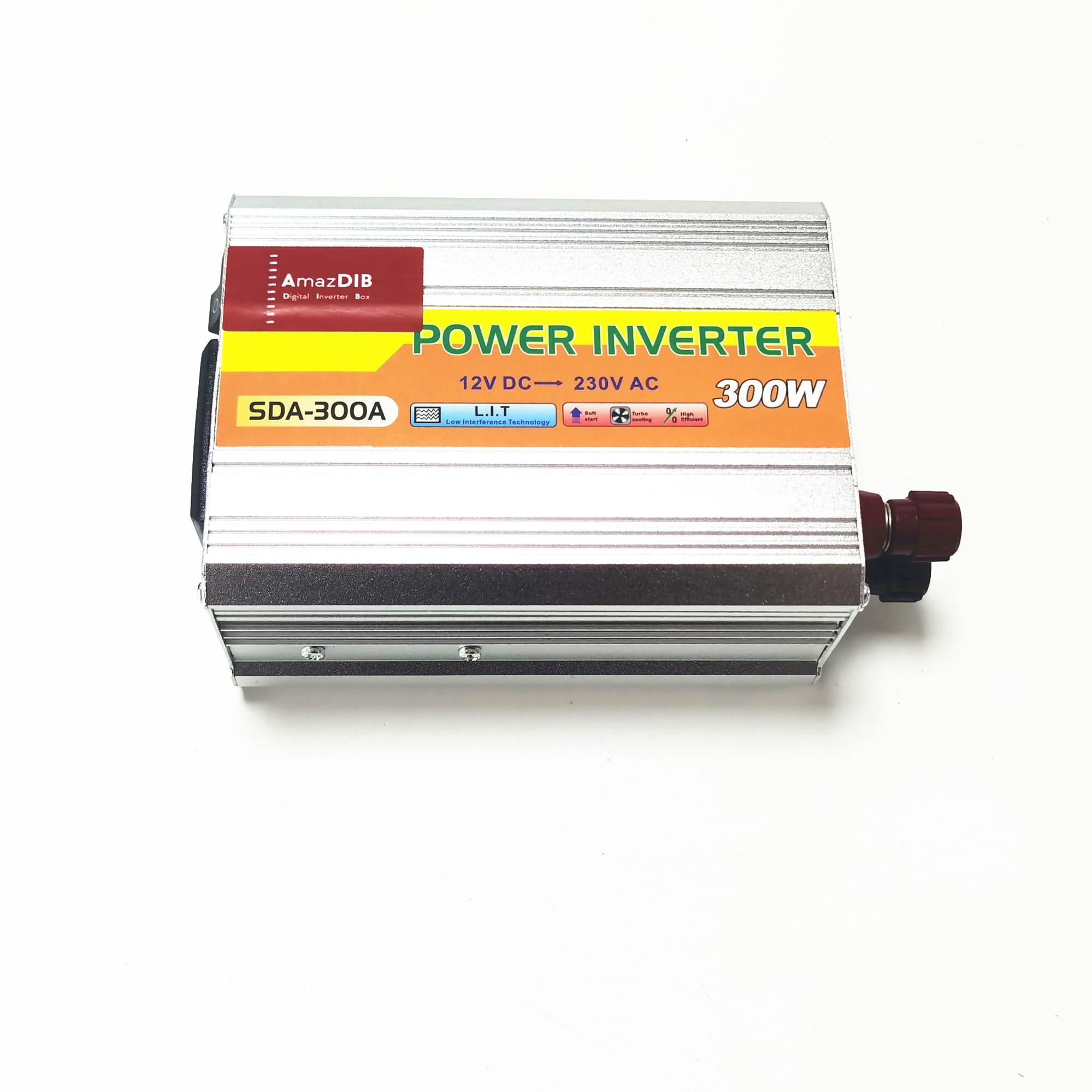 Инвертор-преобразователь напряжения AmazDIB 300 W 12-220 V с защитой